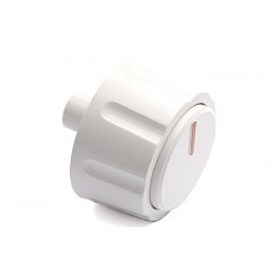 Bouton blanc universel Axe Long. 6mm - ES21805