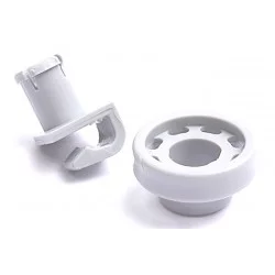 Roulette panier supérieur lave vaisselle BRANDT WHIRLPOOL - 31X6373 481252878025