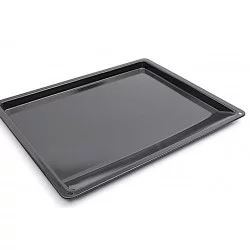 Lèche-frite Plat 445x355 mm émail noire - AS0032475
