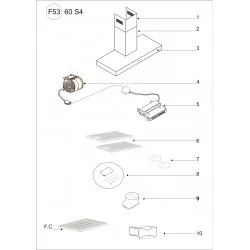 Vue éclatée AIRHBOX601EK - HBOX601EK