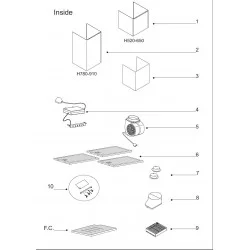 Vue éclatée INSIDE
