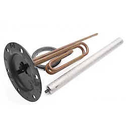 Résistance de chauffe-eau blindée mono 2200W AVEC JOINT + ANODE - 030238