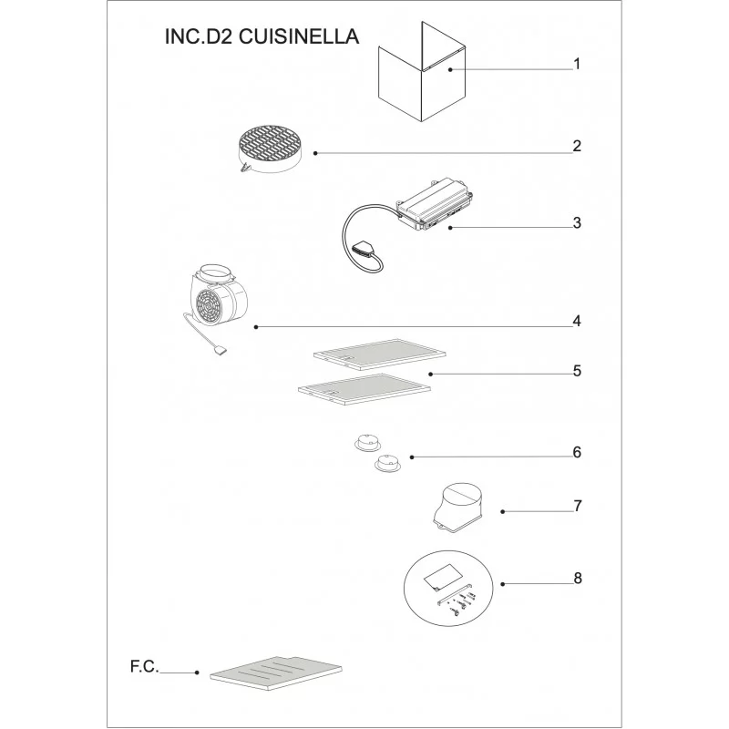 Lot De Loquets Poignée En T Pour Hotte Flexible - 2/4/10 Pièces, Quincaillerie Zinguée