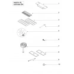 AIRASPIRABOARD - Vue éclatée de hotte Airforce - 1001pieces