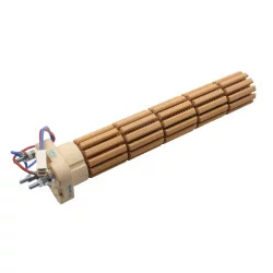 029591 Résistance stéatite 1000W + connecteur L265mm Ø47mm chauffe-eau Atlantic Thermor Sauter