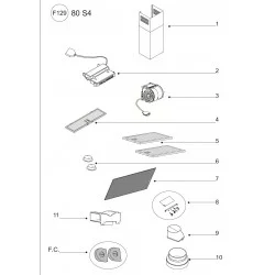 Vue éclatée AIREKOBLACKL2 - EKOBLACKL2