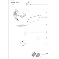 Vue éclatée AIREKOI60BK3 - EKOI60BK3