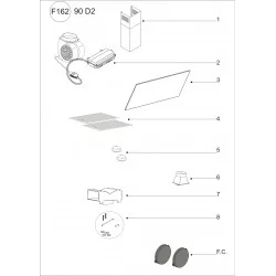 Vue éclatée AIREKOI90BK3 - EKOI90BK3