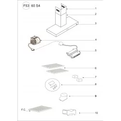 Vue éclatée AIRHBOX601EK1 - HBOX601EK1