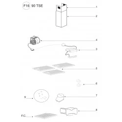Vue éclatée AIRHP901X12 - HP901X12