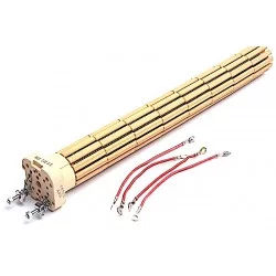 Résistance chauffe-eau stéatite monophasée 2200W L 430mm Ø 48mm - 099025