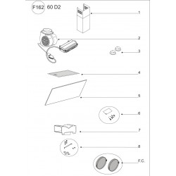 Vue éclatée AIREKOI60BK - EKOI60BK