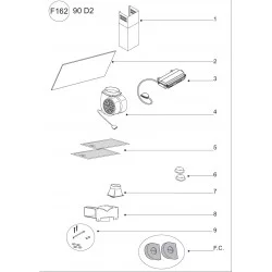 Vue éclatée AIREKOI90BK - EKOI90BK
