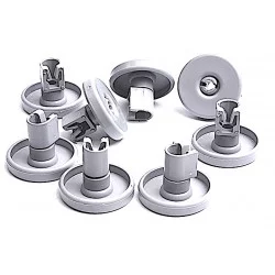 Roulettes panier inférieur lave vaisselle (jeu de 8) 40 mm - 50269971003 50286965004